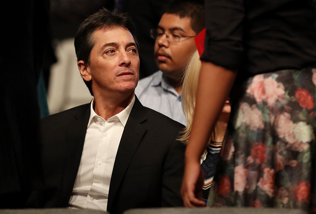 Scott Baio waits for the start of the third U.S. presidential debate at the Thomas & Mack Center on October 19, 2016 in Las Vegas, Nevada. Tonight is the final debate ahead of Election Day on November 8.