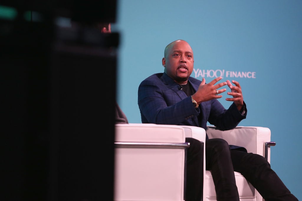 Daymond John speaks on stage at the Yahoo Finance All Markets Summit on February 8, 2017 in New York City. Daymond John speaks on stage at the Yahoo Finance All Markets Summit on February 8, 2017 in New York City.