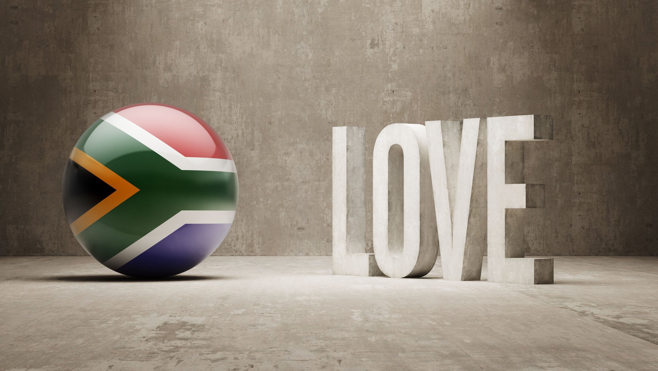south africa ball with love sign south africa ball with love sign