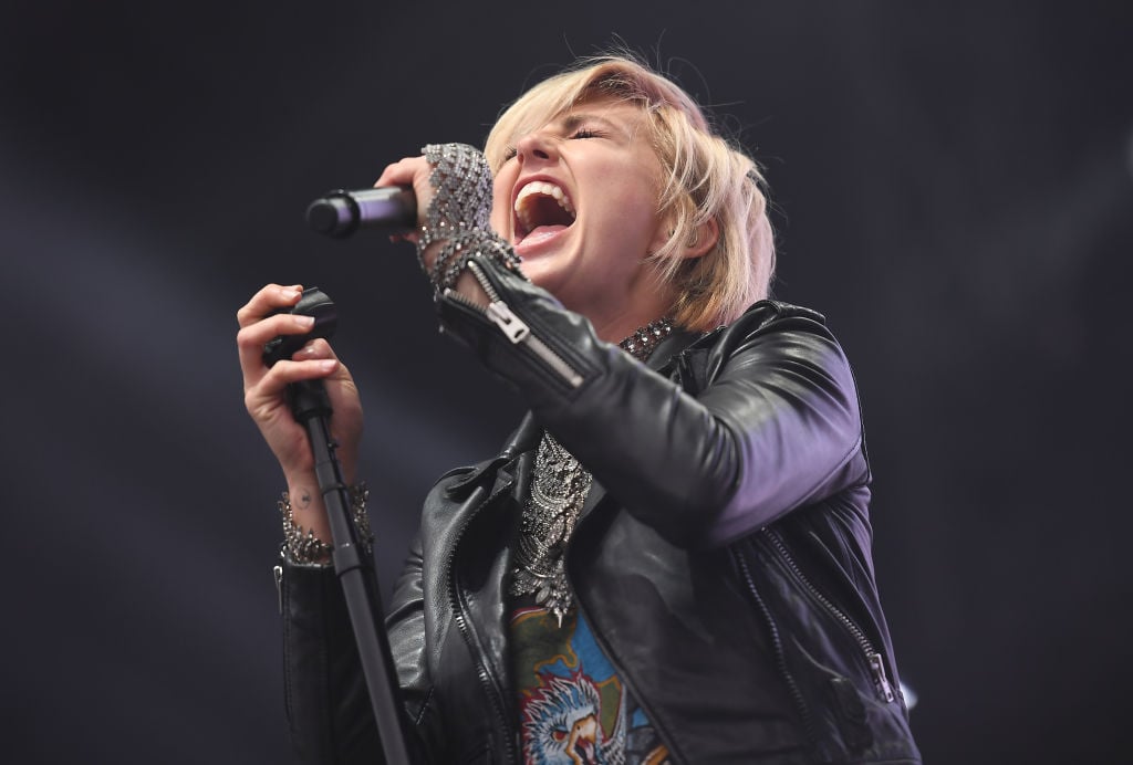 Barthel sings as one half of the duo Phantogram Barthel sings as one half of the duo Phantogram