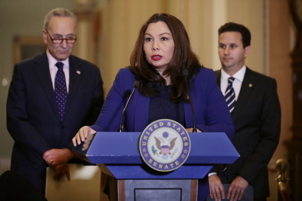 tammy duckworth at a podium tammy duckworth at a podium