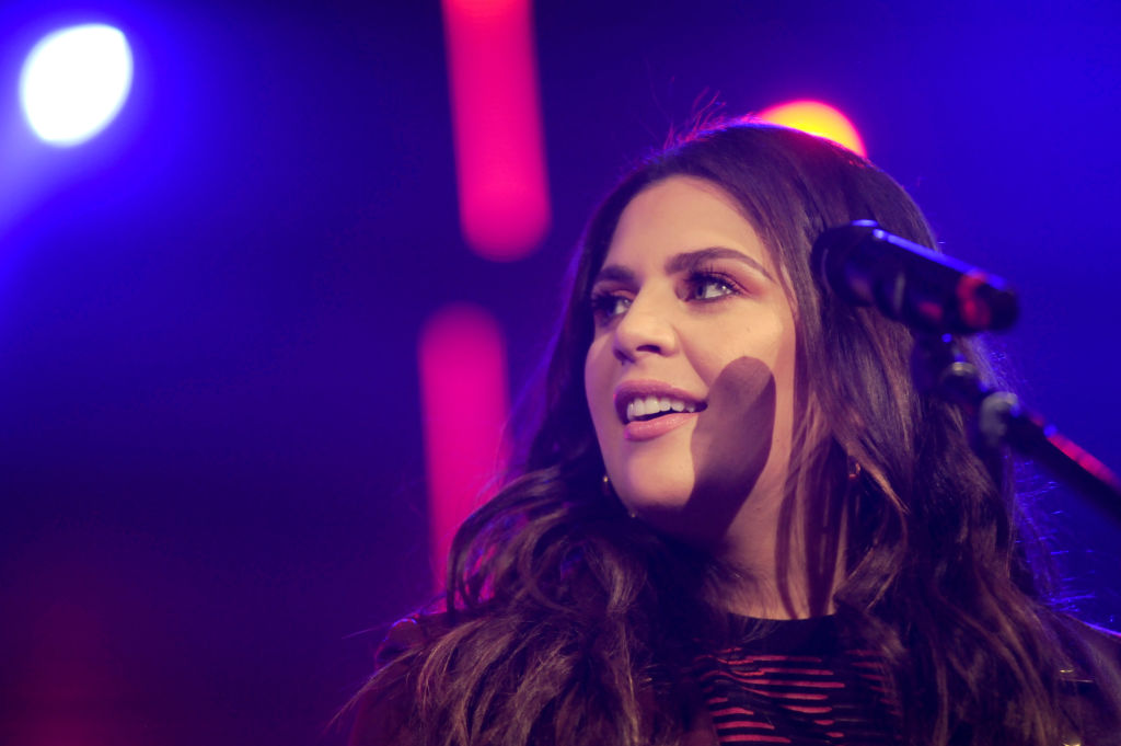Hillary Scott of Lady Antebellum performs onstage during CBS RADIO's Third Annual 'Stars and Strings' Concert to honor our nation's veterans at Chicago Theatre on November 15, 2017 in Chicago, Illinois.