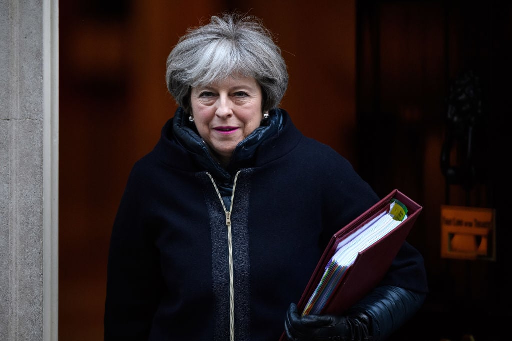 British Prime Minister Theresa May leaves number 10 Downing Street British Prime Minister Theresa May leaves number 10 Downing Street