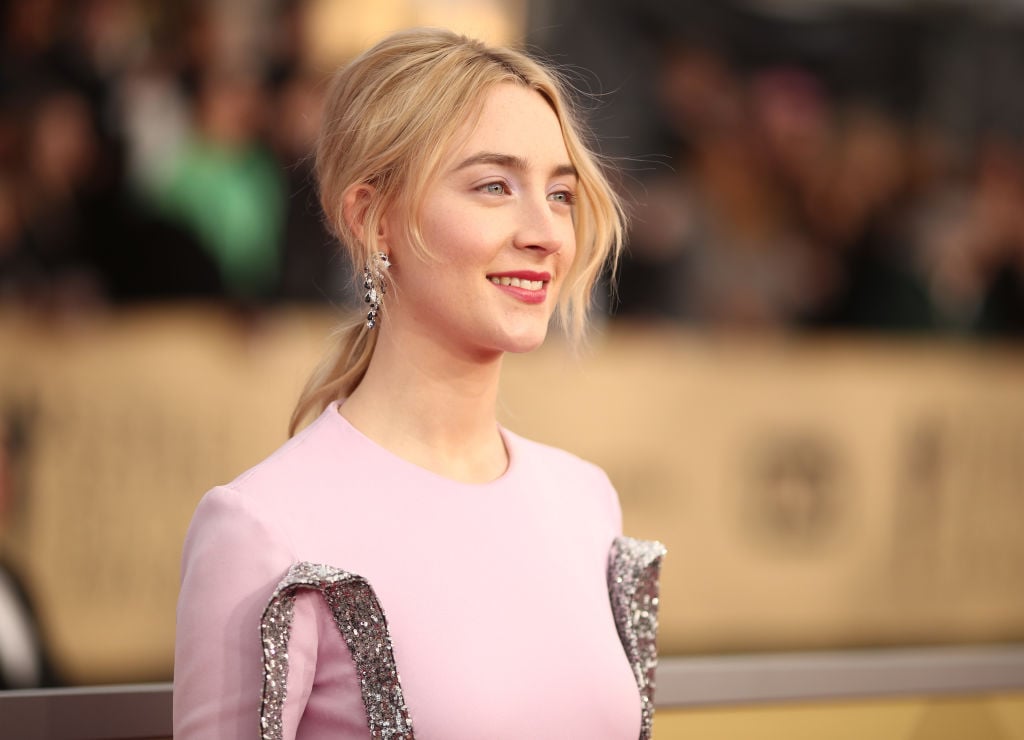 Actor Saoirse Ronan attends the 24th Annual Screen Actors Guild Awards at The Shrine Auditorium on January 21, 2018 in Los Angeles, California.