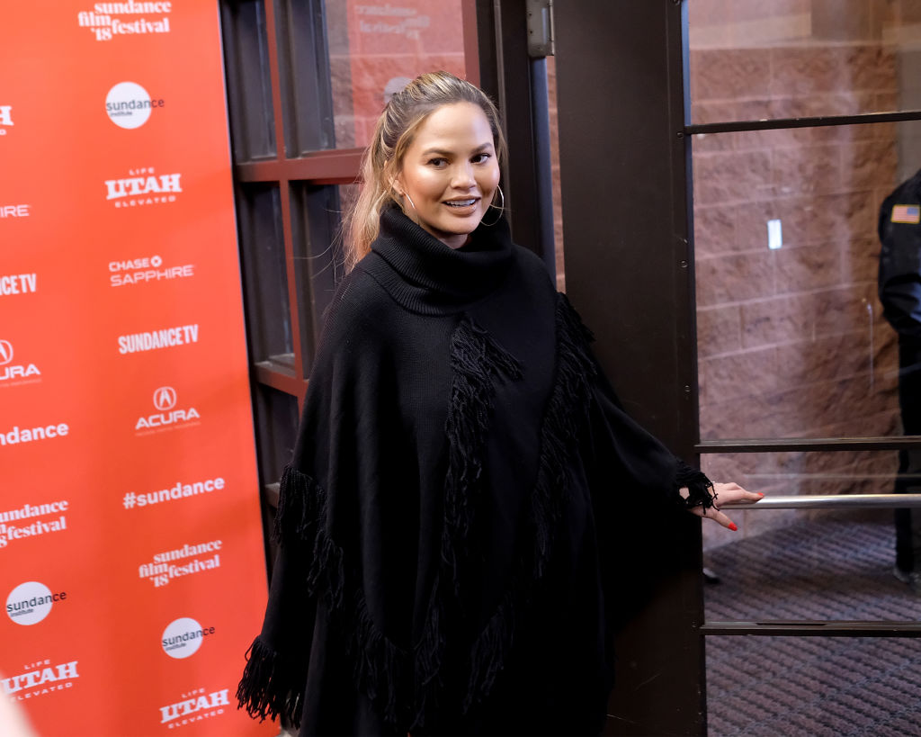 Chrissy Teigen attends the 'Monster' Premiere during the 2018 Sundance Film Festival at Eccles Center Theatre on January 22, 2018 in Park City, Utah.