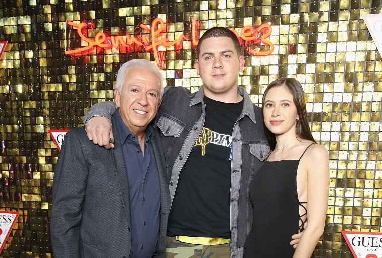 Paul Marciano and children Nicolai and Ella Paul Marciano and children Nicolai and Ella
