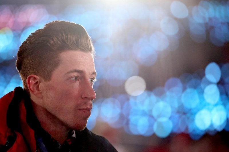 PYEONGCHANG-GUN, SOUTH KOREA - FEBRUARY 09: Shaun White of the United States look on during the Opening Ceremony of the PyeongChang 2018 Winter Olympic Games at PyeongChang Olympic Stadium on February 9, 2018 in Pyeongchang-gun, South Korea. (Photo by Clive Mason/Getty Images)