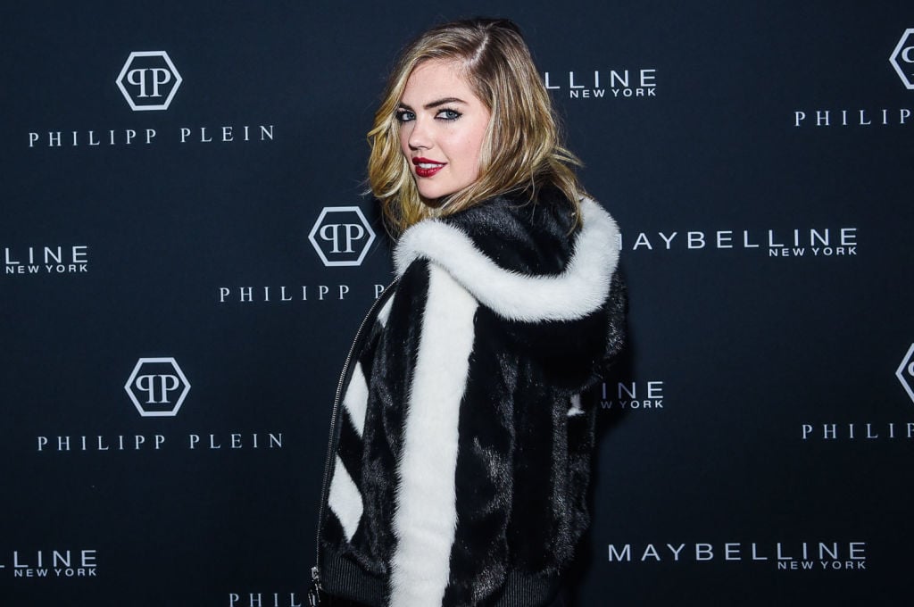 Maybelline New York host Kate Upton during the Phillipp Plein FW18 show at Duggal Greenhouse on February 10, 2018 in the Brooklyn borough of New York City, New York. Maybelline New York host Kate Upton during the Phillipp Plein FW18 show at Duggal Greenhouse on February 10, 2018 in the Brooklyn borough of New York City, New York.