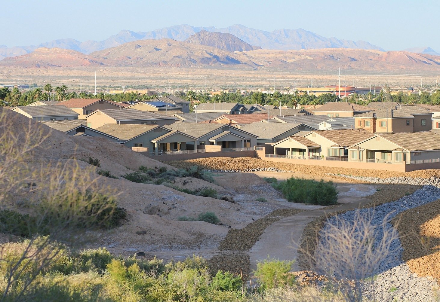 Houses in the desert Henderson, Nevada