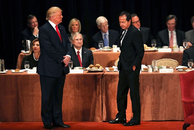 President Trump and John Paulson