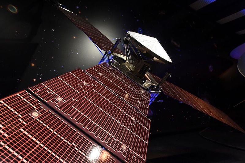 The aircraft in space. The aircraft in space.