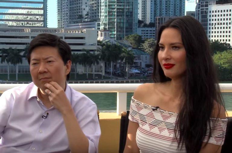 Both Ken Jeong and Olivia Munn thought this interview got weird. | Clevver News via Youtube