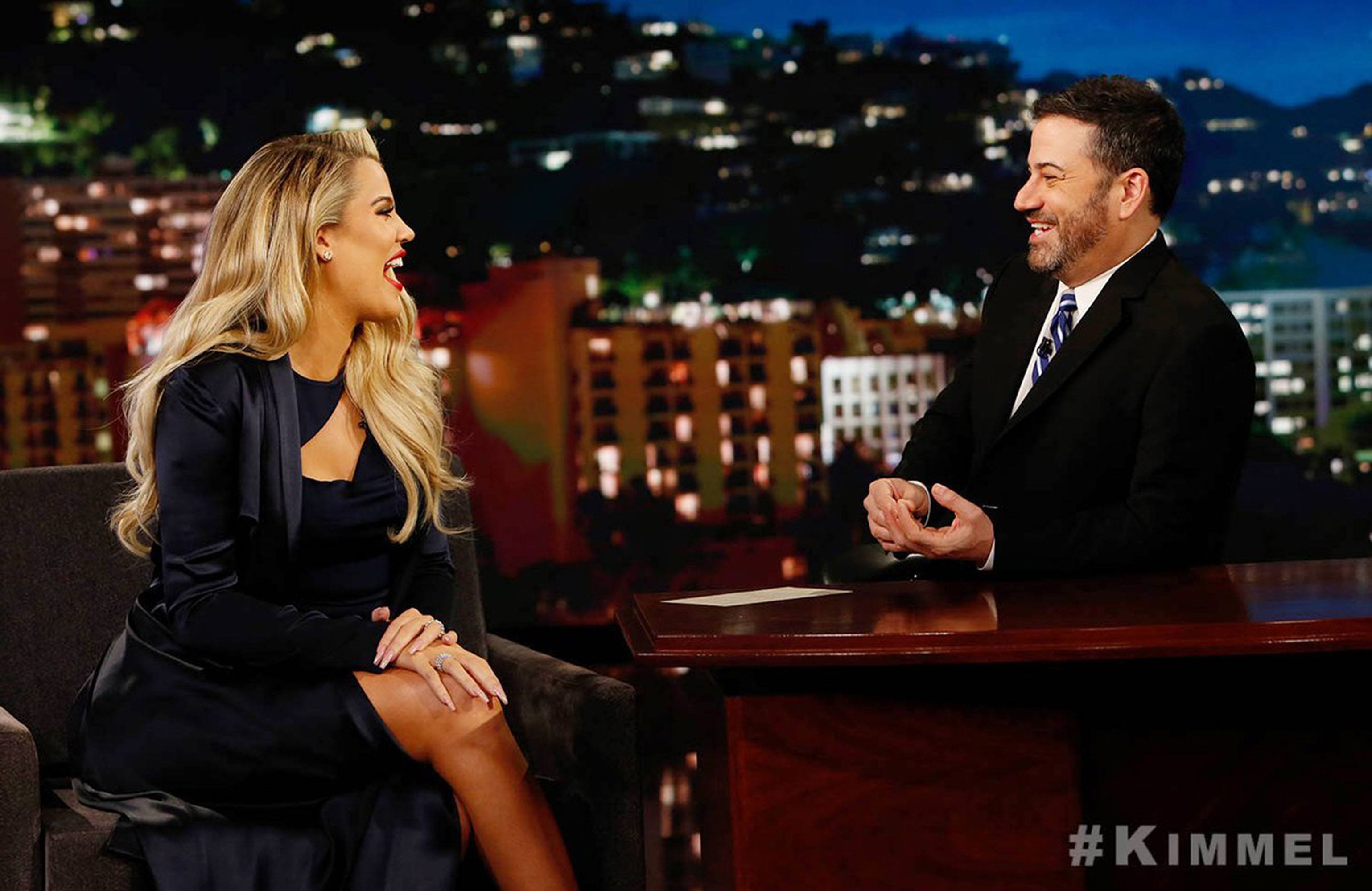 Jimmy Kimmel Khloe KardashianCredit: Jimmy Kimmel Live/Twitter