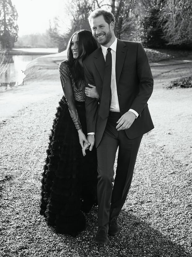 Meghan markle harry engagement photo
