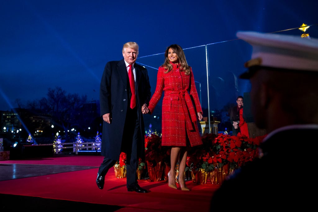 President Donald Trump and first lady Melania Trump President Donald Trump and first lady Melania Trump
