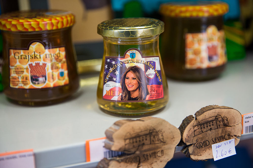 Melania Trump honey slovenia