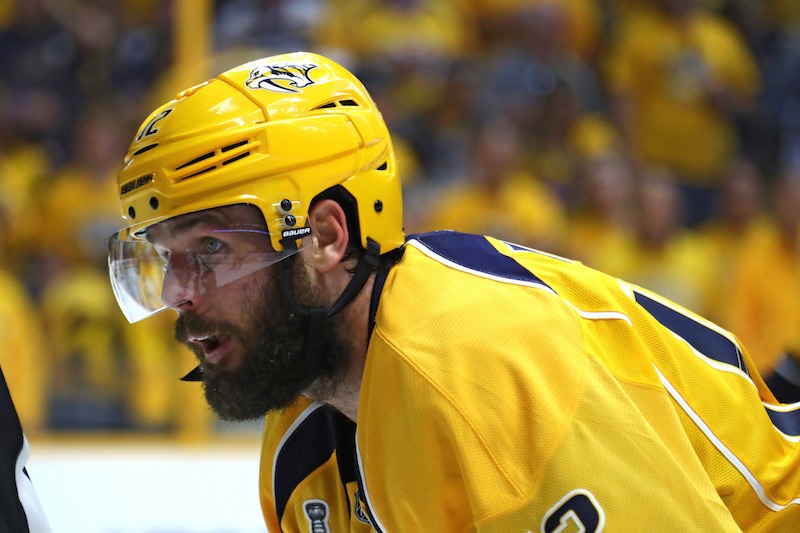 Mike Fisher in his uniform. Mike Fisher in his uniform.
