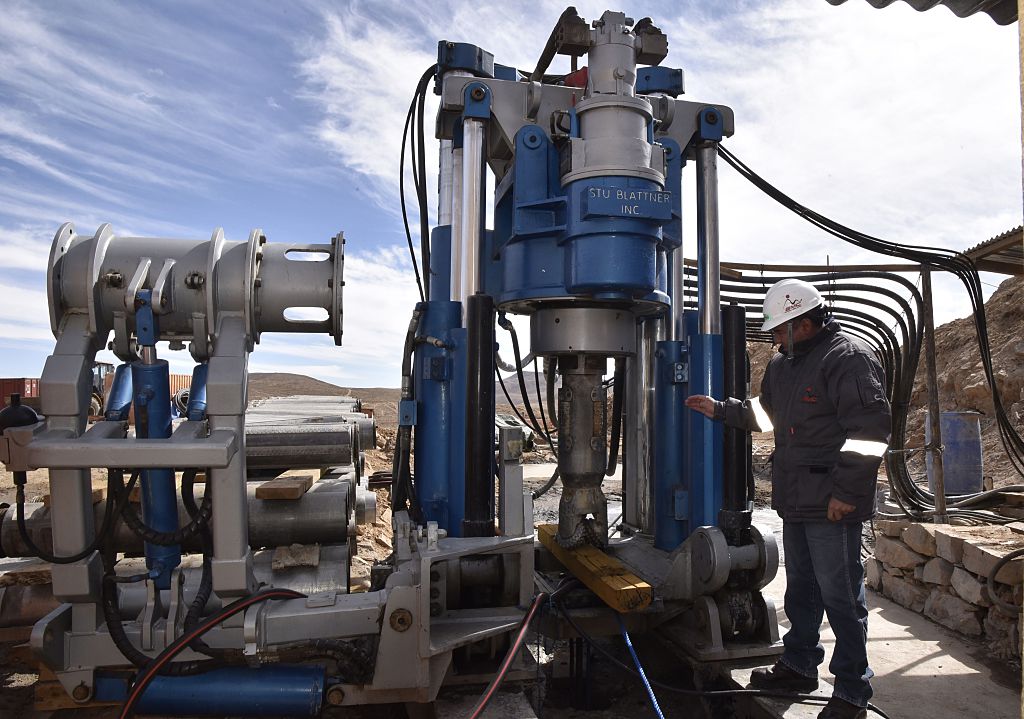 Zinc mining in Bolivia