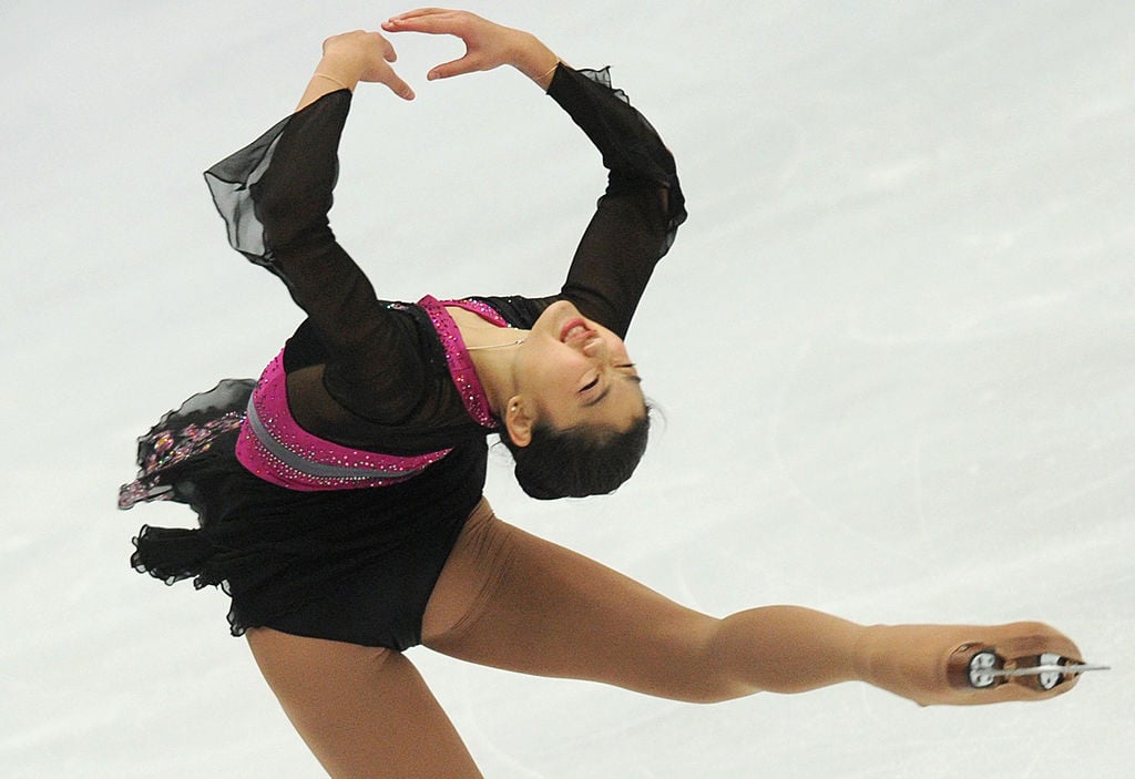 Mirai Nagasu of the US performs in free skating program Mirai Nagasu of the US performs in free skating program