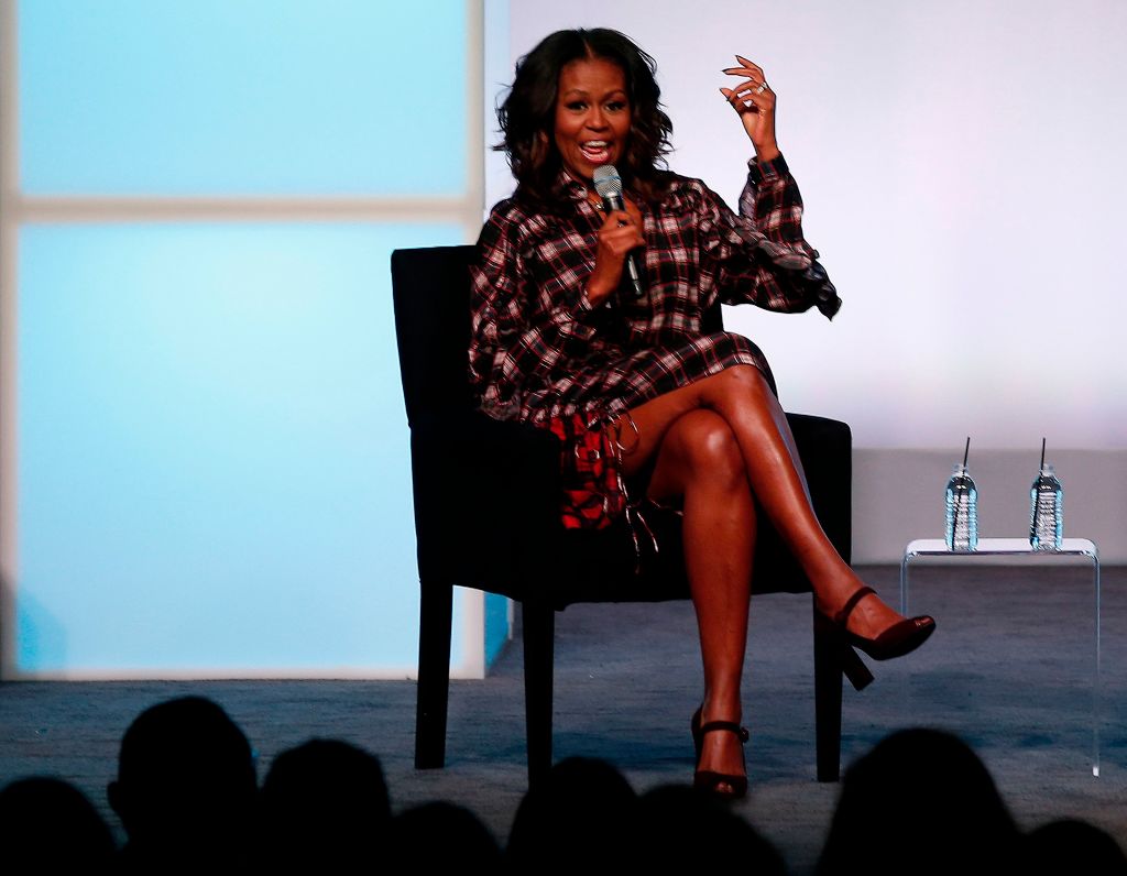 Michelle Obama speaks at the Obama Foundation Conference