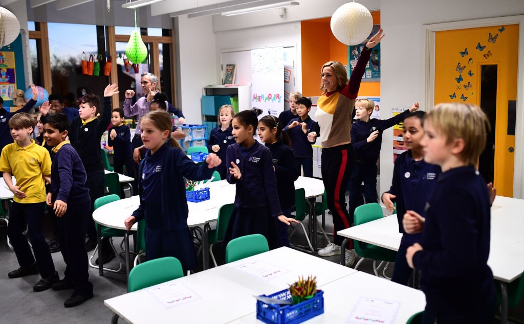 students in a classroom