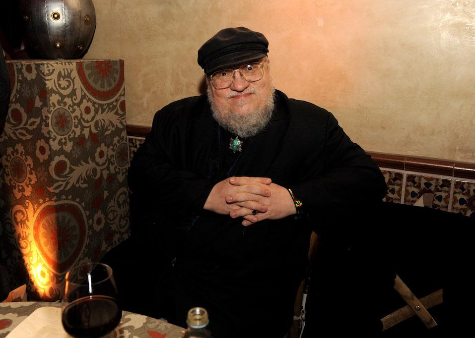 Author George R.R. Martin poses at the after party for the premiere of HBO's 'Game Of Thrones' at the Roosevelt Hotel Author George R.R. Martin poses at the after party for the premiere of HBO's 'Game Of Thrones' at the Roosevelt Hotel
