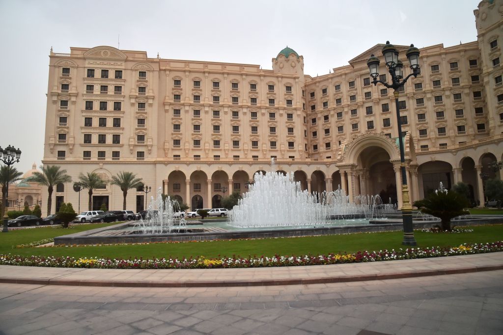The Ritz-Carlton Hotel in the Saudi capital Riyadh