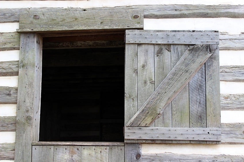 rustic Dutch-style barn door