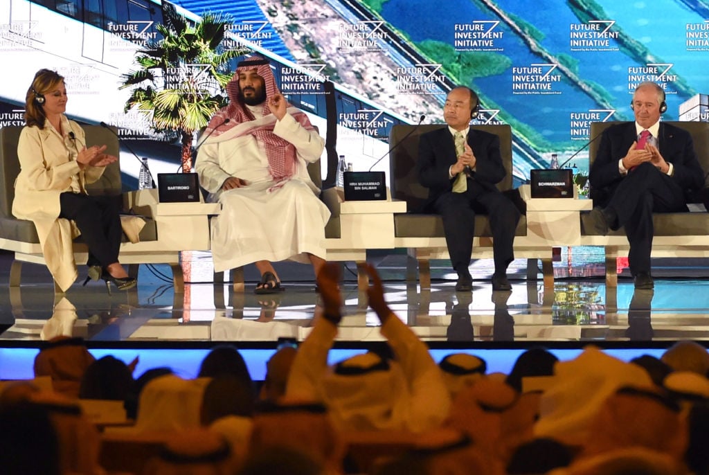 The Crown Prince pledged a "moderate, open" Saudi Arabia, breaking with ultra-conservative clerics in favour of an image catering to foreign investors and Saudi youth