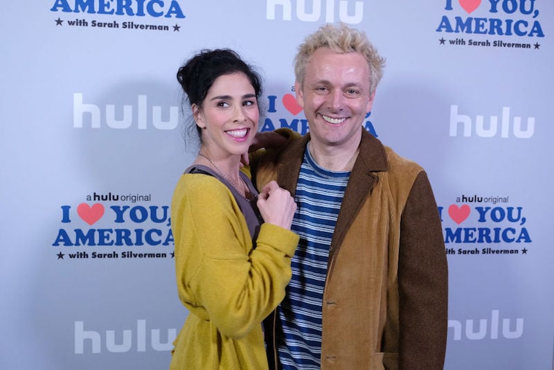 Sarah Silverman and Michael Sheen