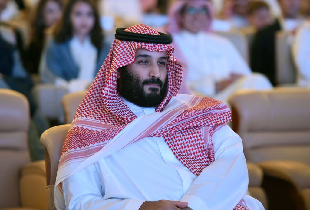 Saudi Crown Prince Mohammed bin Salman attends the Future Investment Initiative (FII) conference in Riyadh