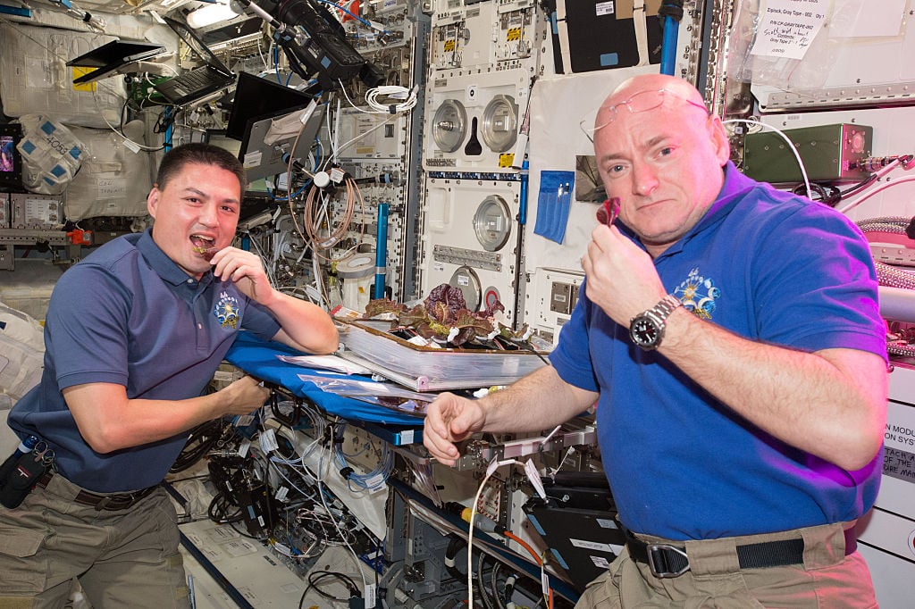 NASA astronauts Scott Kelly and Kjell Lindgren are getting their taste buds ready