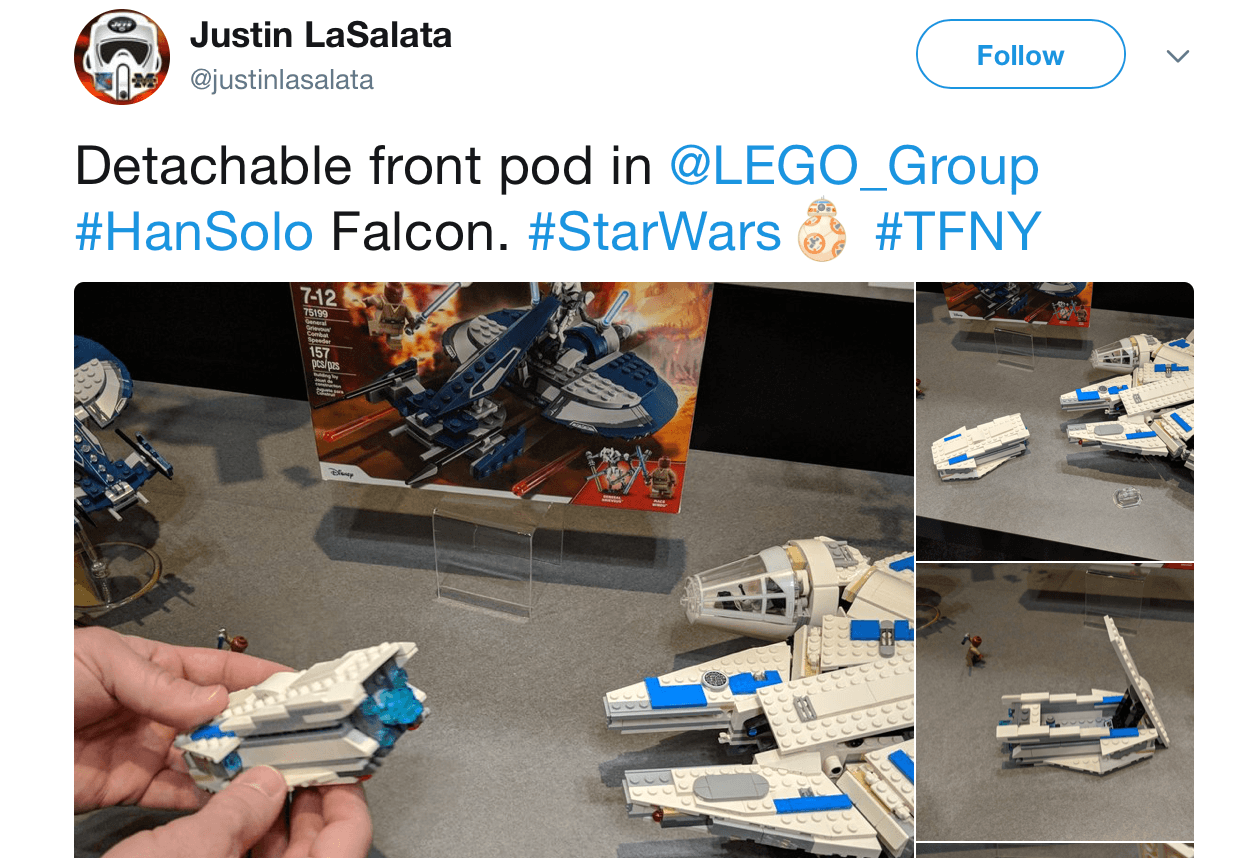 Photos of the lego millennium falcon Photos of the lego millennium falcon