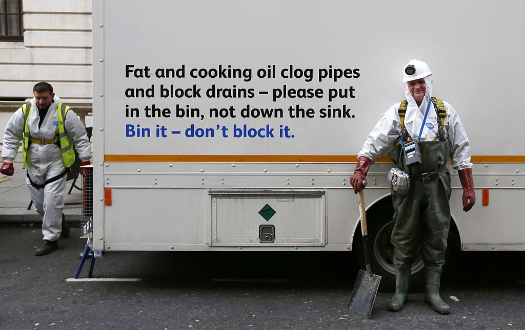 British waste sewer cleaners