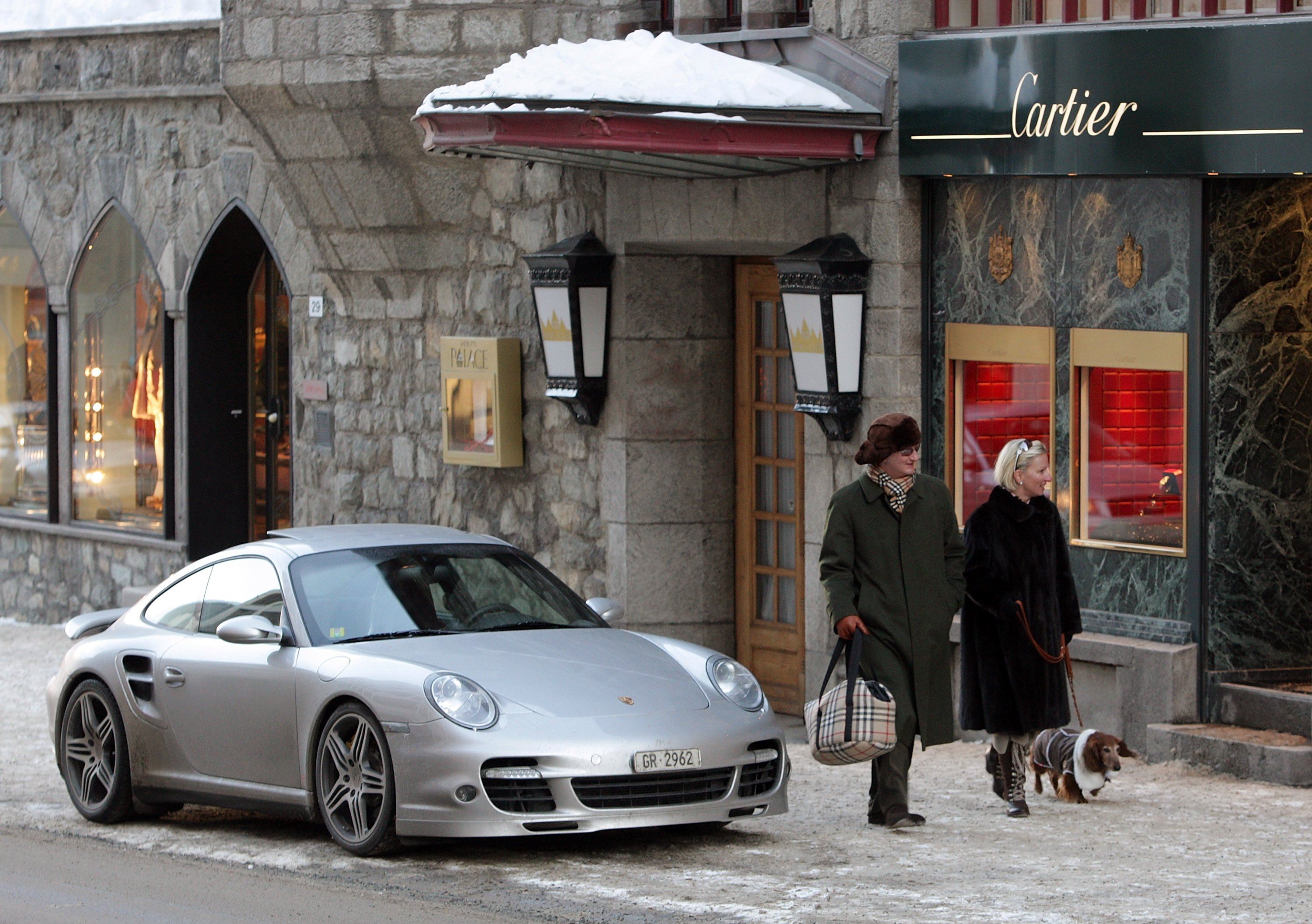 Views Of St Moritz In The Winter