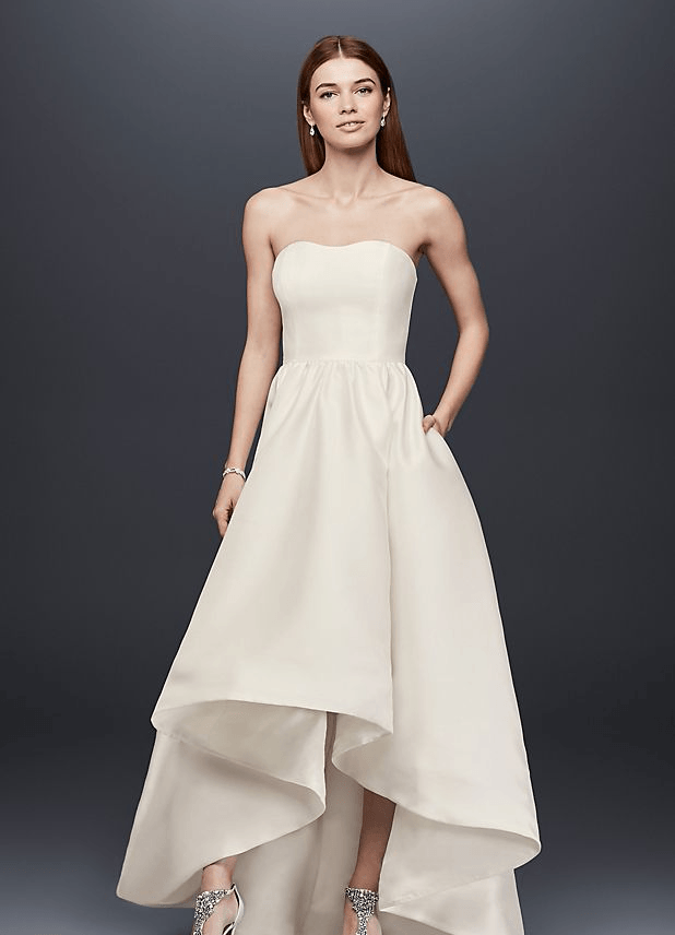 Structural wedding dress