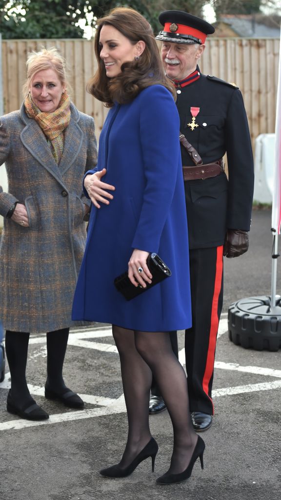 Catherine, Duchess of Cambridge arrives to open an Action on Addiction Community Treatment Centre
