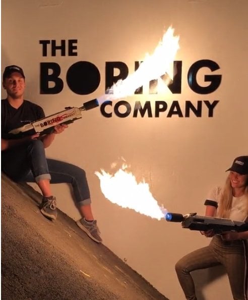 The boring company not a flamethrower