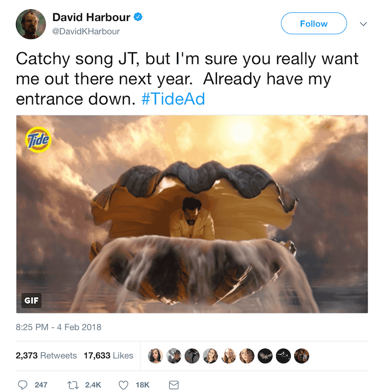David Harbour tweet. David Harbour tweet.
