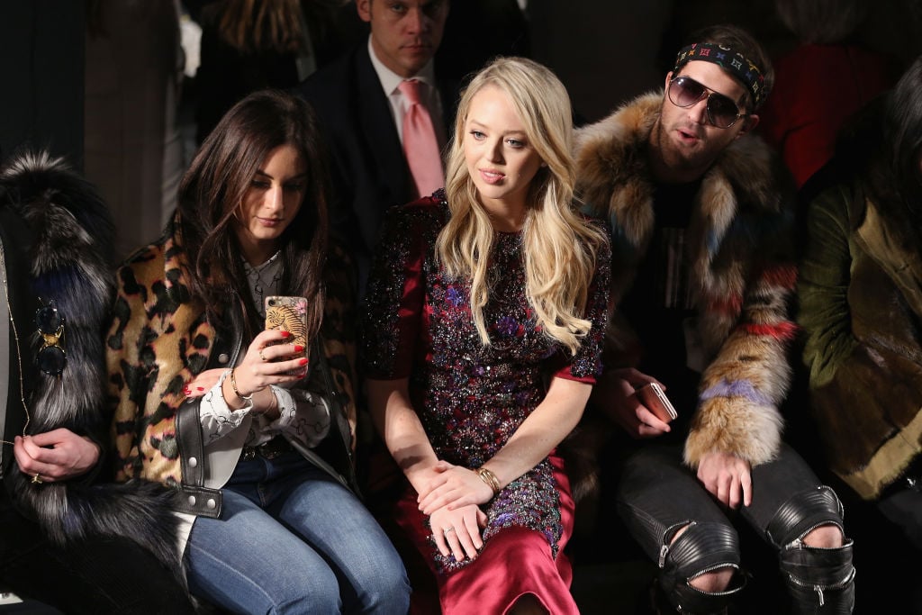Tiffany Trump at Dennis Basso fashion show