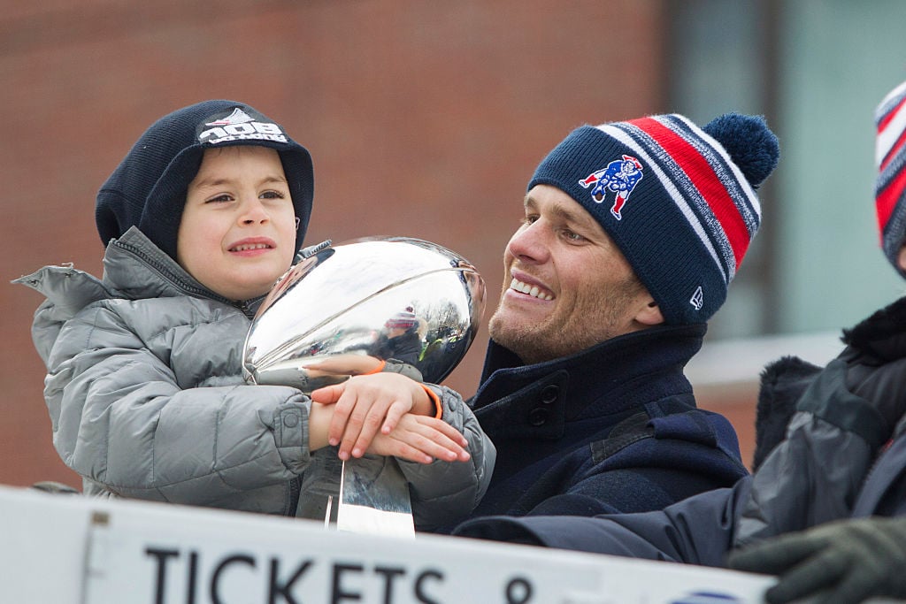 Tom Brady with son