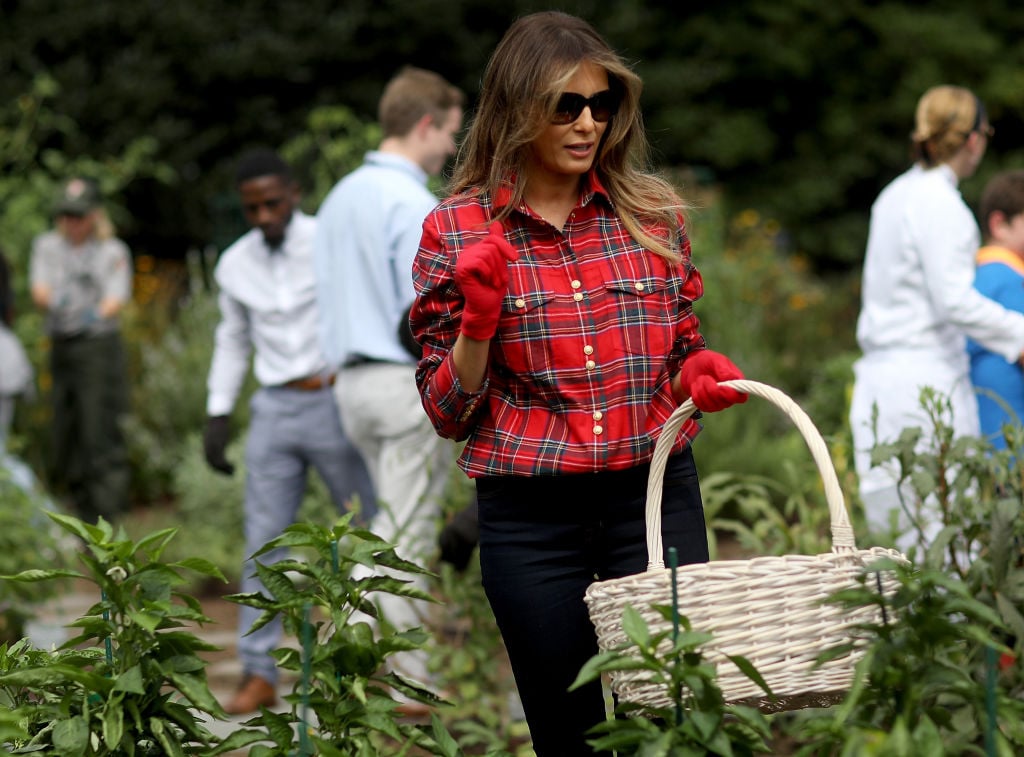 U.S. first lady Melania Trump
