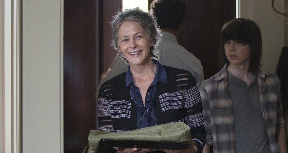 Carol and Carl on The Walking Dead Carol and Carl on The Walking Dead