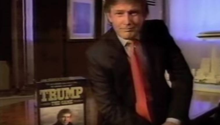 Donald Trump in a commercial for Trump: The Game