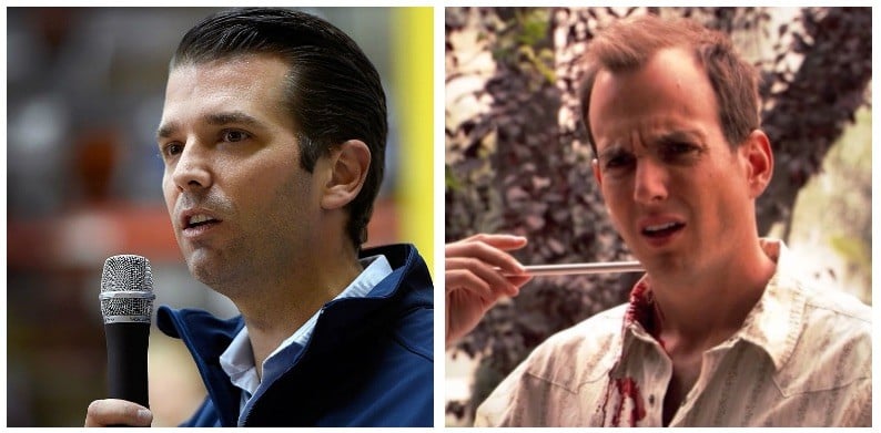 Donald Trump Jr. and Will Arnett composite image Donald Trump Jr. and Will Arnett composite image