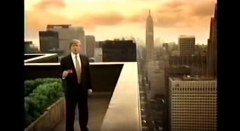 Donald Trump in a Visa Check Card commercial Donald Trump in a Visa Check Card commercial