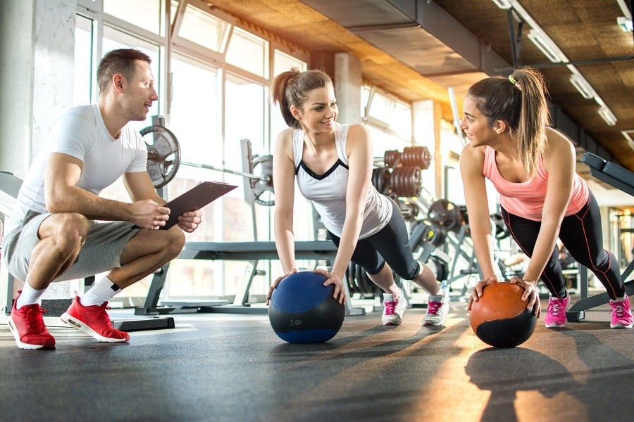 girls exercising girls exercising