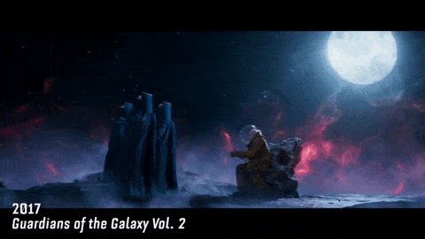 Stan Lee and the Watchers in Guardians of the Galaxy Vol. 2 post-credit scene Stan Lee and the Watchers in Guardians of the Galaxy Vol. 2 post-credit scene