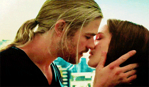 Thor and Jane in Thor: The Dark World end-credit scene