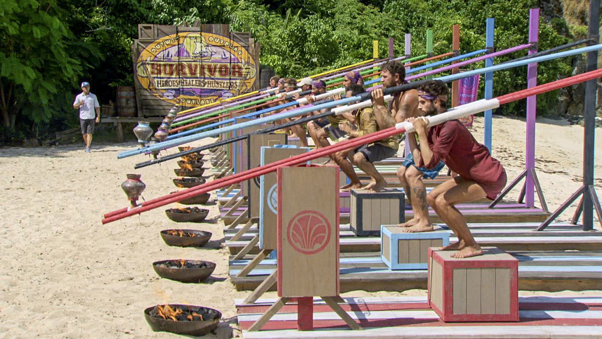 "Fear of the Unknown" - Ben Driebergen, Ryan Ulrich and the rest of the Survivors compete for Immunity on the ninth episode of SURVIVOR 35, themed Heroes vs. Healers vs. Hustlers, airing Wednesday, November 22 (8:00-9:00 PM, ET/PT) on the CBS Television Network. Photo: Screen Grab/CBS é2017 CBS Broadcasting Inc. All Rights Reserved "Fear of the Unknown" - Ben Driebergen, Ryan Ulrich and the rest of the Survivors compete for Immunity on the ninth episode of SURVIVOR 35, themed Heroes vs. Healers vs. Hustlers, airing Wednesday, November 22 (8:00-9:00 PM, ET/PT) on the CBS Television Network. Photo: Screen Grab/CBS é2017 CBS Broadcasting Inc. All Rights Reserved